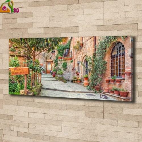 Italian alley Landscape 5D diamond painting square diamond embroidery, mosaic picture, cross stitch, DIY decoration
