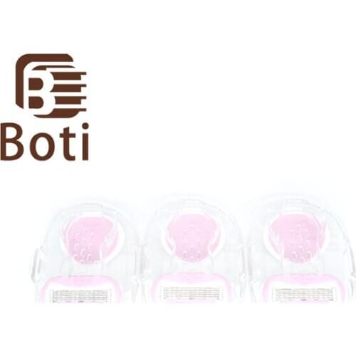 Boti Brush-Safety Razor Ladies Hair Removal Knife Whole Body Hair Removal Armpit Hair Removal Knife Easy to Hold Oval Shape