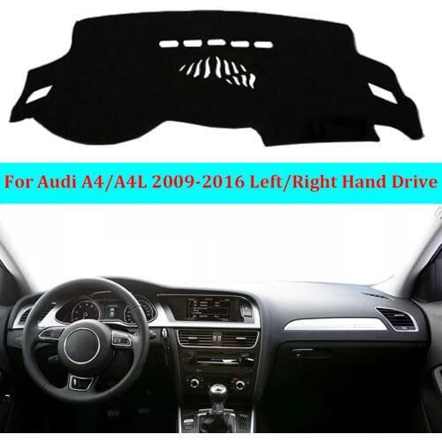 For Audi A4 A4L B8 2009 -2016 Car Inner Dashboard Cover Dash mat Carpet Cape 2010 2011 2012 2013 2014 2015 2 Layers Sun Shade