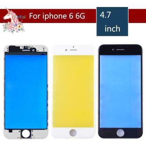 For iPhone 6 6G/ 6 plus /6S /6S plus 7 7G Touch Screen Digitizer Lens Front glass LCD panel with frame bezel Replacement