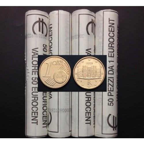 Italy 1 Cent 100% Real Original Coin Uncirculated Unc Collect Coins