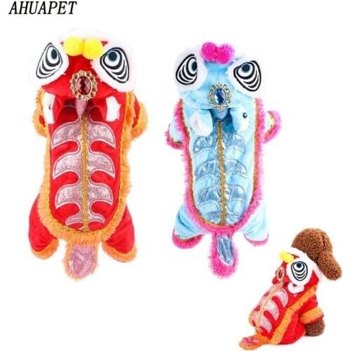 Winter Overalls For Dogs Pomeranian Jumpsuit Cosplay Combinaison Chien Clothing For Dogs Chiwawa Dressing Up For Dog Puppy Cat