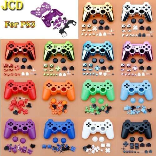 JCD For PS3 Controller Housing shell Cover Case W/ Inner Frame Full Buttons Accesories Kit For Sony playstion 3