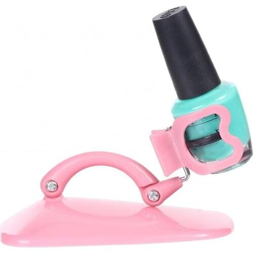 Nail Polish Bracket Adjustable Nails Tools Polish Bottle Holder Fixing Clip Bracket Manicure Salon Stand Accessories