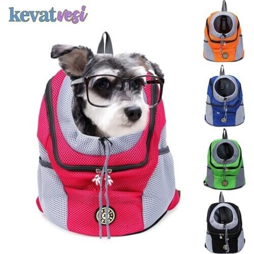 Pet Dog Carrier Bag Breathable Adjustable Pet Backpack Travel Outdoor Dog Chest Bag Portable Puppy Dog Carriers Products