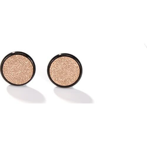 7 Kinds Geometric Tatinium Steel Clear Shiny Zircon Love Heart Butterfly Frosted Fish Golden Stud Earrings For Women