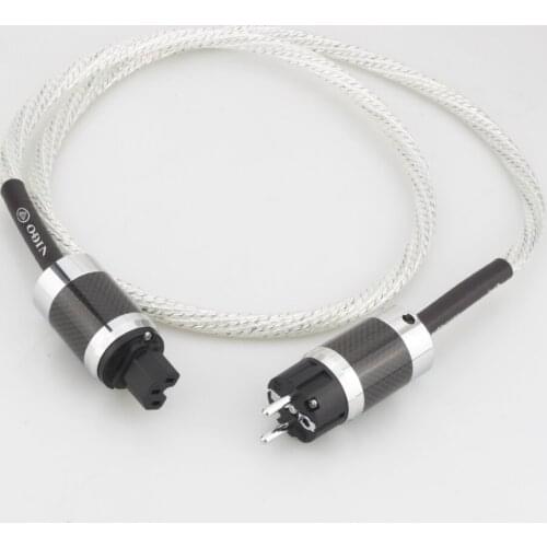 Hifi Nordost Valhalla Series II Power Cord US/EU version Amplifier CD Player Wires power cable Jack,Schuko power plug for Audio