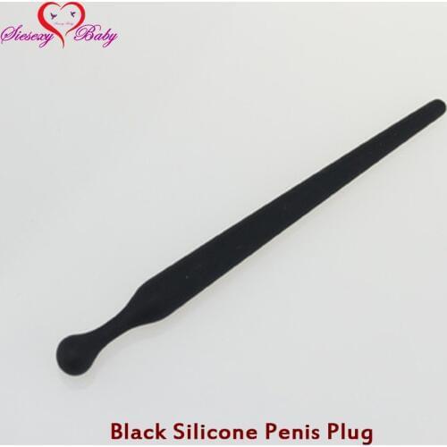 GJDB-016 100mm Fetish Silicone Penis Plug Urethral Sounds Sex Toys Stretching Male Chastity Device Urethral Dilators Catheters