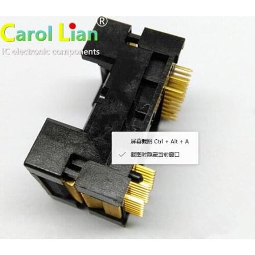 NAND NOR TSOP48 test seat / programming block / burning seat Empty seat FLASH double contact ANDK IC354-048-D31/35