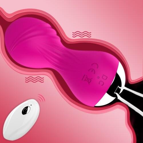 Remote Kegel Ball Shrink Pelvic Floor Muscle Rechargeable Silicone Vagina Dumbbell G-spot Vibrator FemaleSex Toys