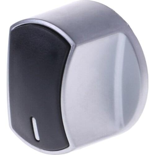 1PC Metal Silver Universal Gas Stove Knob Cooker Oven Hob Kitchen Switch Control