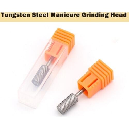 Tungsten Steel Nail Drill Bit Cutter Grinding Head Manicure Pedicure Tool