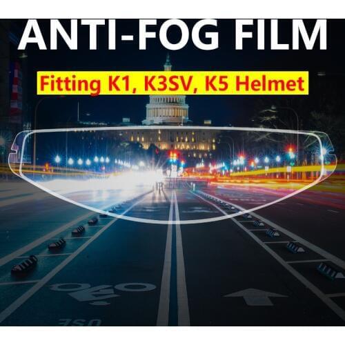 Origin Anti-fog Film For K1 K3SV K5 Motorcycle helmet Fog Resistant Lens Durable Visor Films Motor Bike Capacete Accessory AV03