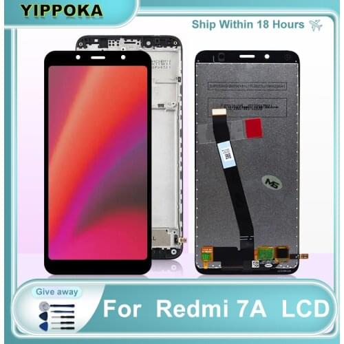 5.45" Original For Xiaomi Redmi 7A Display LCD Touch Screen Digitizer Assembly 10 Touch Screen Replacement With Frame