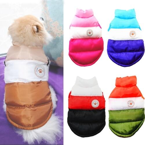 Pawstrip Dog Winter Coat Soft Warm Dog Clothes Winter Puppy Jacket Coat For Dogs Cats Warm Pet Clothing Dog Outfits Chihuahua