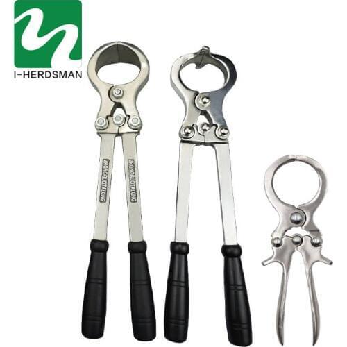 1 Pcs Beef Sheep Pig Stainless Steel Without Blood Castration Forceps Fixture Cutting Clamp Cutting Pliers Livestock Tools
