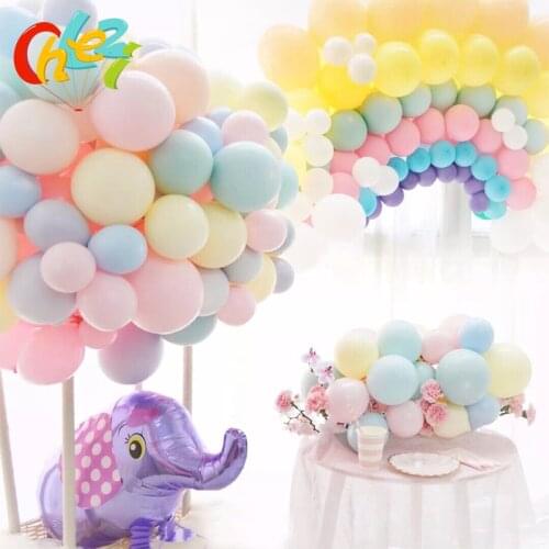 15pcs 10inch Baby blue/Pink Latex Helium Balloons Birthday Event Party Wedding Macaron Latex Mint Green Decor Baby Shower Ballon