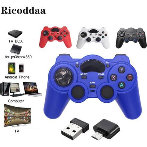 2.4 G Controller Gamepad For Android Wireless Joystick Joypad with OTG Converter For PS3/Smart Phone For Tablet PC Smart TV Box