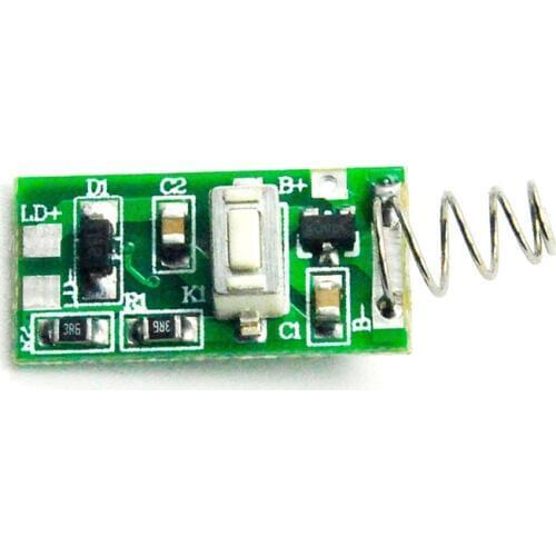 5mW-100mW 405nm Violet Blue Laser Diode Power Driver Board Circuit 30-300MA