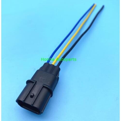 Free shipping 10/20/50/100 pcs 3 pin HX .040 male waterproof automotive connector 6188-4739 wire harness