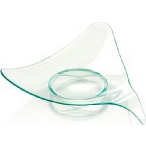 Free Shipping Party Suppliers, Disposable Plastic Tableware, 75*80mm Transparent Dessert Mini Appetizer Plate, 100/Pack