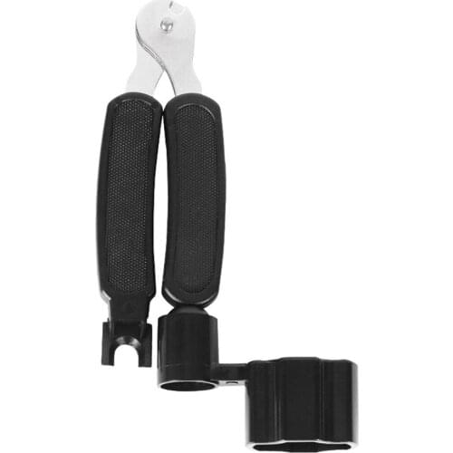 3 In 1 Guitar Repair String Winder Wrench Tool Bridge Cutter Pin Puller Change String Reel Paper Card For Banjos Mandolins Bass