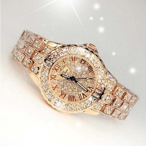 2017 New Women Rhinestone Watches Lady Dress Women watch Diamond Luxury brand Bracelet Wristwatch ladies Crystal Quartz Clocks