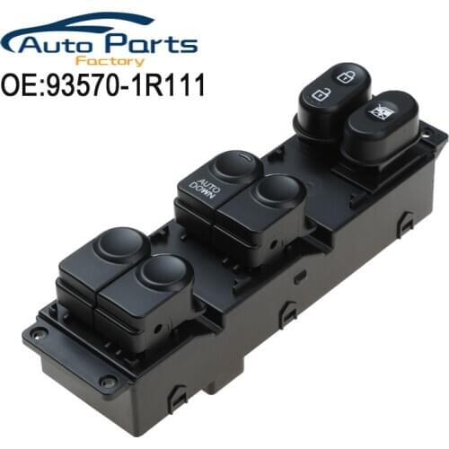 New High Quality Power Window Main Switch For 2011-2017 Hyundai Accent Solaris 93570-1R111 935701R111 93570-1R110 935701R110