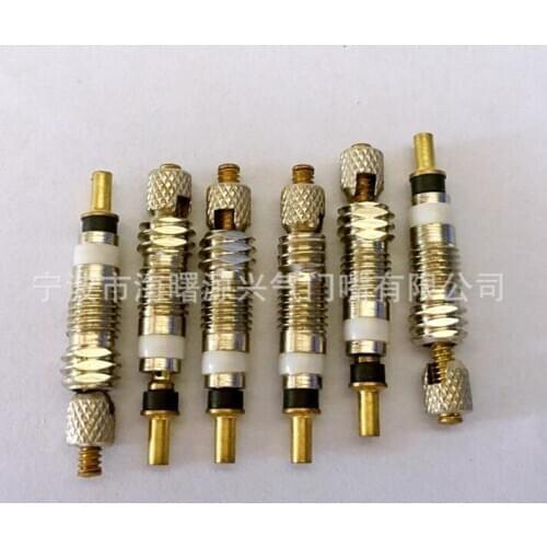 Wholesale 1000pcs/lot PRESTA VALVE CORES FRENCH BICYCLE WHEEL BIKE INNER TUBE REMOVABLE RIMS TUBELESS Copper Replacement for MTB