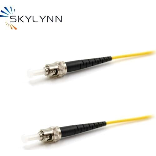 Skylynn Fiber Optic Patch Cord, 10 pcs/bag Carrier Grade ST/UPC-ST/UPC SM SX G652D 3.0MM Yellow LSZH Jumper Cable