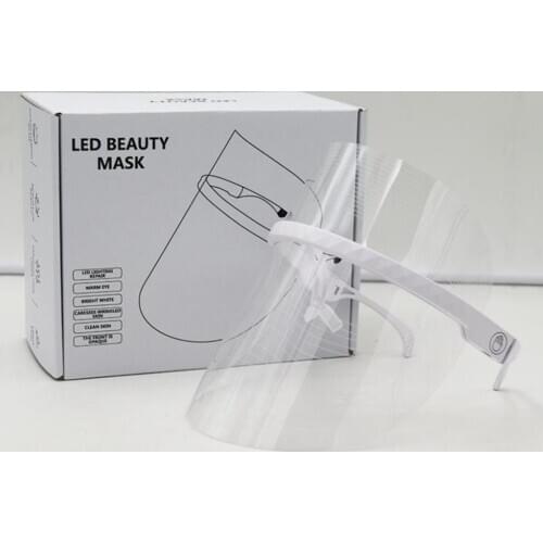 Portable Light Face Therapy LED Facial Mask Beauty Skin Rejuvenation Mask Wrinkle 3 Color Anti Aging SPA Beauty Skin Care Tools