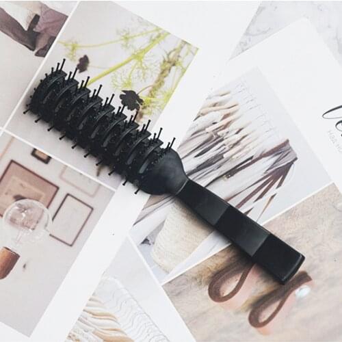 2020 New Professional Salon Curl Hair Combs Curls Combs Black Hairs Brush Anti-Static Massage Comb For men Hairstyling Tool