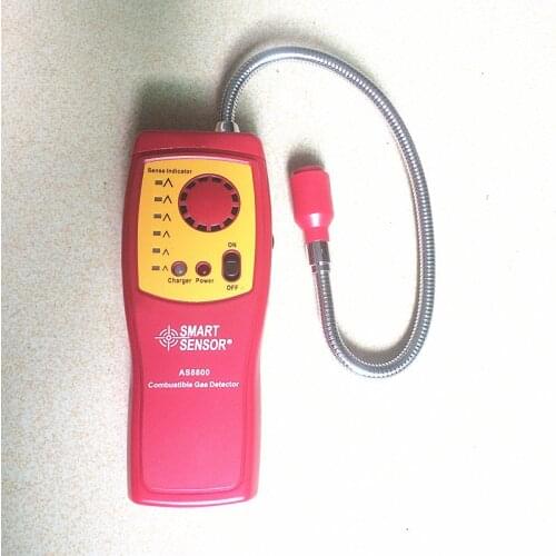 Gas meter Combustible gas analyzer flammable gas Leak Detector digital gas analyzer with rechargeable battery SMART AS8800