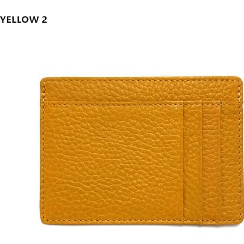 Genuine Leather Ultrathin Short Wallet Soft And Comfortable Credit Card Holder Neutral Minimalist Style Coin Bag Wallet Money