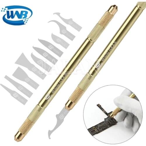 WNB Motherboard Burin Remove Processors Knifes Repair Tool Set fpr CPU A7 A8 A9 A10 IC Chip Repair Thin Blade Tools Accessory