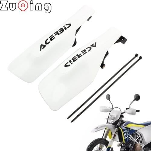 White Motorcycle Handguard Handle Bar Handlebar Hand Guard Protector For HUSQVARNA FC TC FX TX FE TE 125 250 300 350 450 501 501