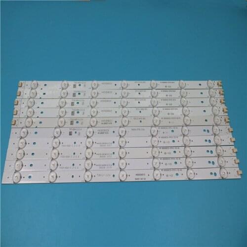1set=10PCS LED Backlight For TCL D50A710 L50F2850A RF-BS500E32-0701L RF-BS500E32-0701R-02 A0