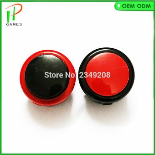 10 pcs/ lot Double color copy sanwa push button 30mm Round button for jamma arcade diy kiy mame arcade cabinet