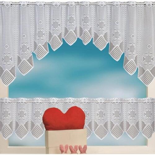 Vintage Style 2Pcs/Set Retro Cafe Window Decor Curtain Soft Cafe Window Curtain Decorative Home Decor