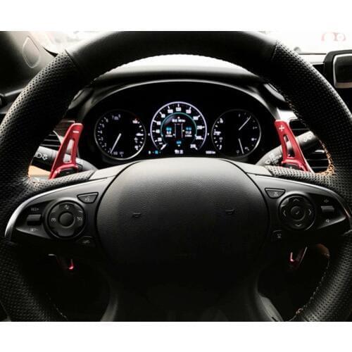 Car Aluminum Alloy Steering Wheel DSG Shift Paddle Shifter Extension For Buick Regal GS and Camaro(2011-2015) Auto Car-styling