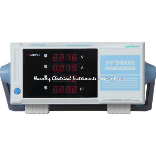 Fast arrival NEW BRAND Everfine PF9800 DIGITAL POWER METER 600V,20A wattmeter intelligence power analyzer for V/A/W/PF