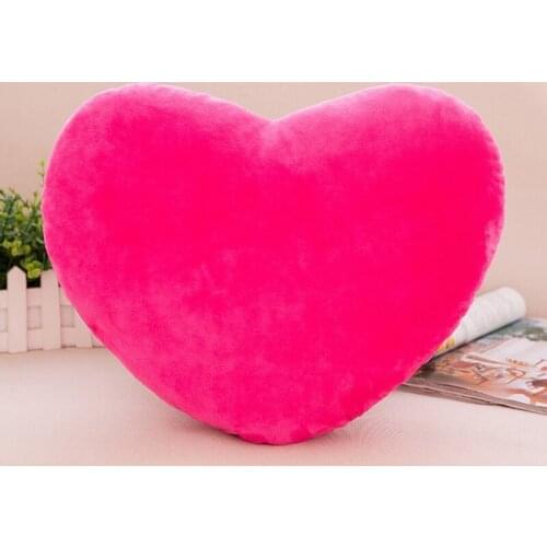 30cm Heart Shape Decorative Throw Pillow PP Cotton Soft Creative Doll Lover Gift D5QA