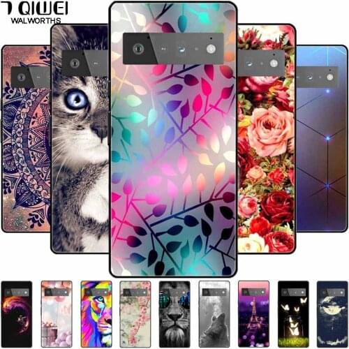 For Google Pixel 6 Case Phone Cover Soft Silicone TPU Back Cases For Google Pixel 6 Pro Funda Black Bumper on Pixel6 6Pro Coque
