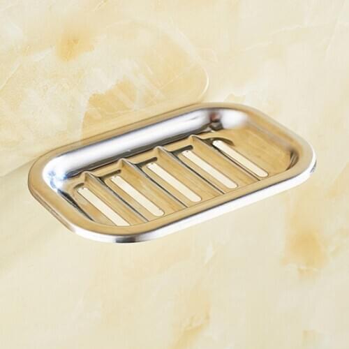 304 Stainless Steel Soap Dish Water Draining Colander European Innovative Handmade Ceramic Soap Holder Box Bathroom Appliances