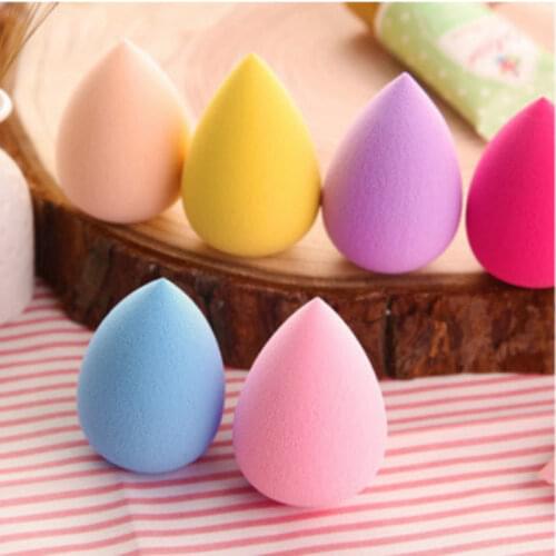 Hot sales two types Cosmetic Puff Professional Water Droplets Soft Sponge Makeup Foundation Powder Smooth Beauty Make Up Tools