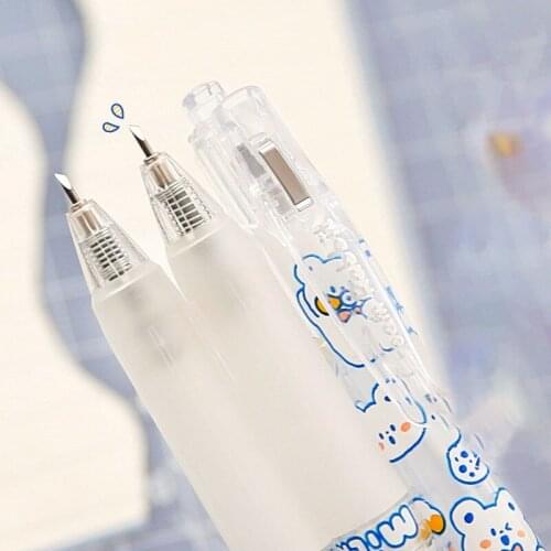 Art Utility Knife pen Express Box Knife Paper Cutting Tool Craft Tools Precision Sticker Washi Tape Cutter School Supplies