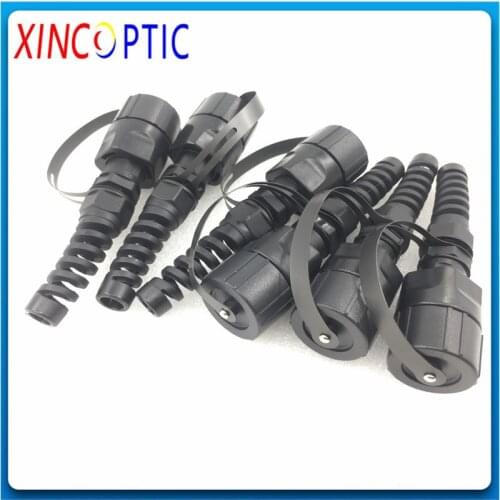 IP67 ODVA-LC Duplex Bulkhead ODVA TE Brand Fiber Optic Adapter with Dust Cap+ODVA LC DX Fiber Optic Adaptor Connector