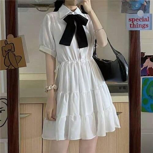 Itsyoung White Summer Dresses