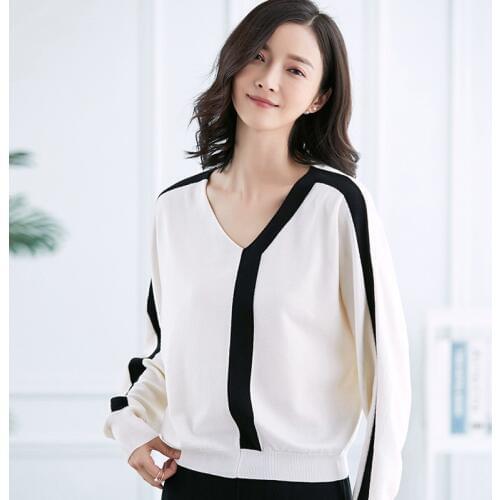 Женские пуловеры с V-образным вырезом JoursNeige China At AliExpress