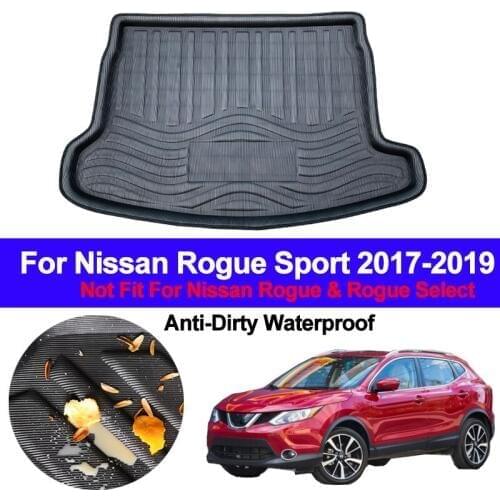 For Nissan Rogue Sport 2017 2018 2019 Auto Car Rear Boot Cargo Liner Tray Trunk Luggage Floor Carpet Mats Carpets Pad Mat